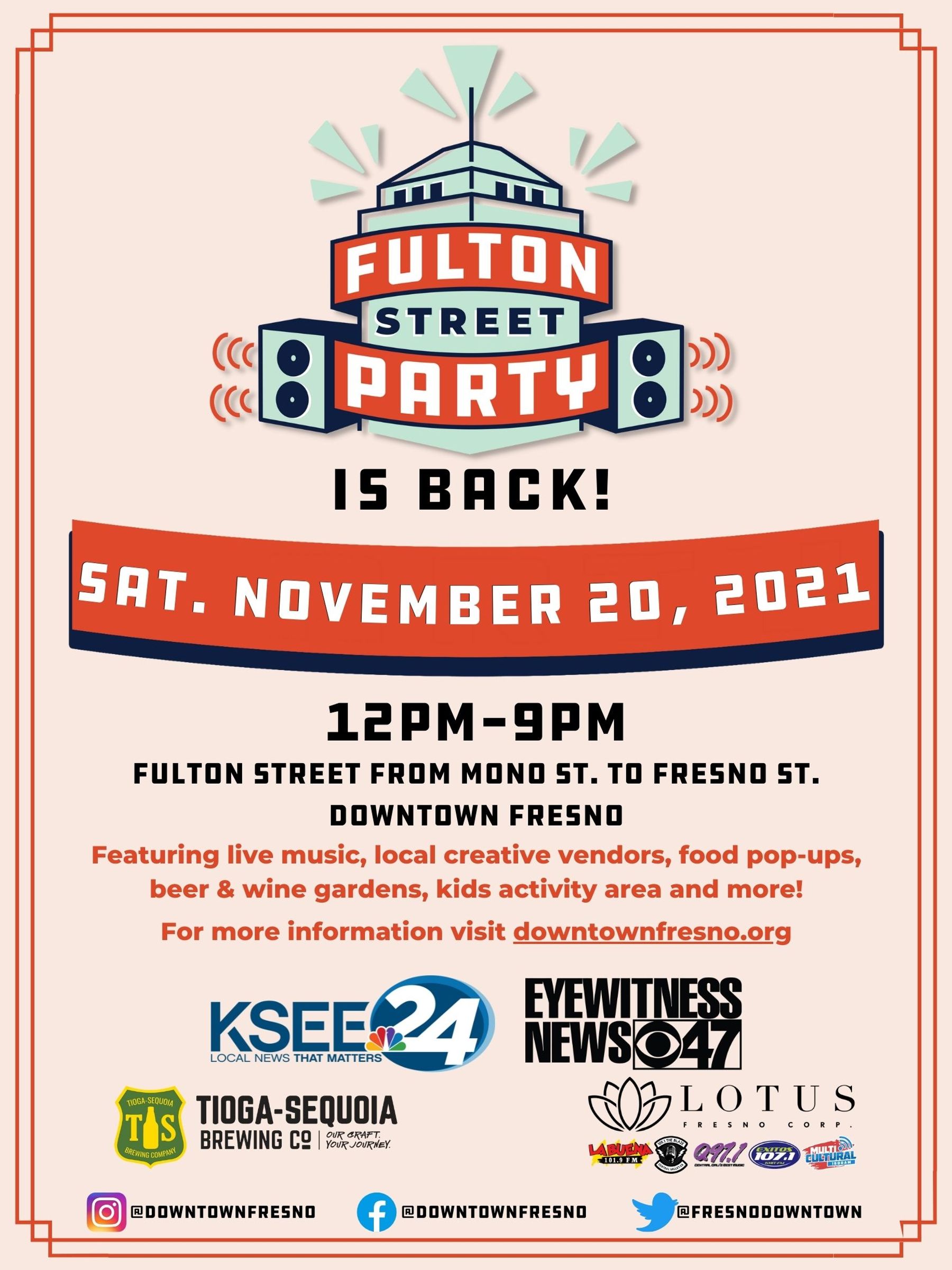 Fulton Street Party! Downtown Fresno