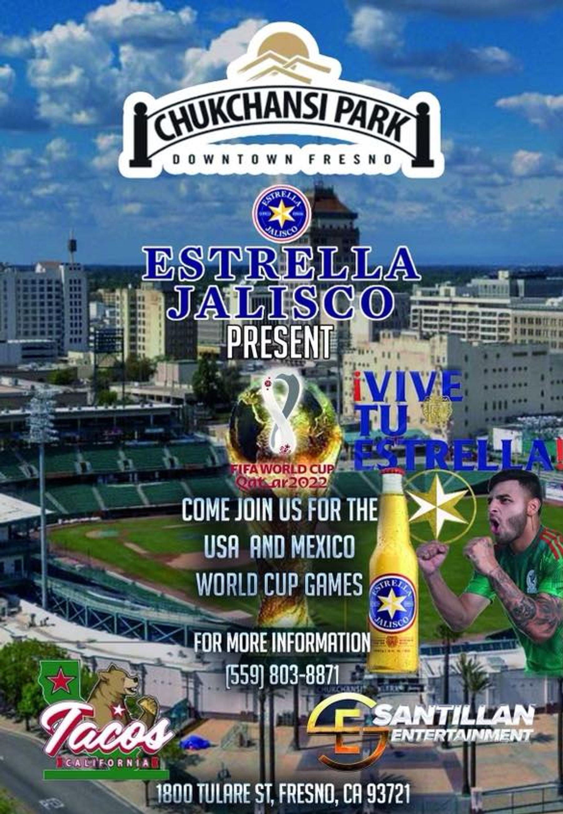 Fifa World Cup 2022 Watch Party Downtown Fresno