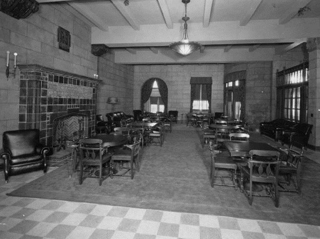 Interior view of Hollywood Masonic Temple, circa 1923.