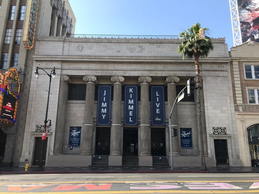Hollywood Masonic Temple, now known as El Capitan Entertainment Centre, in May 2022.