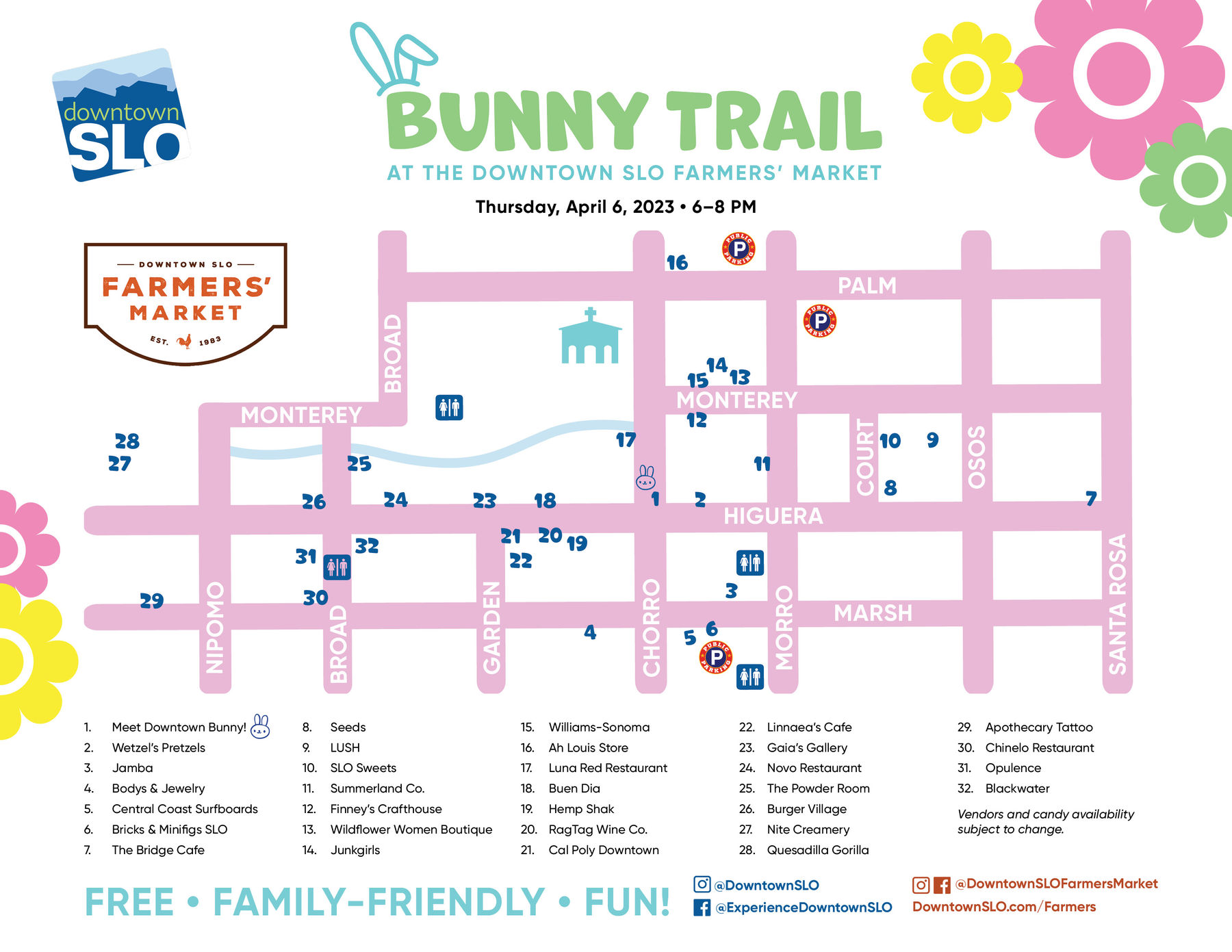 Bunny Trail Map