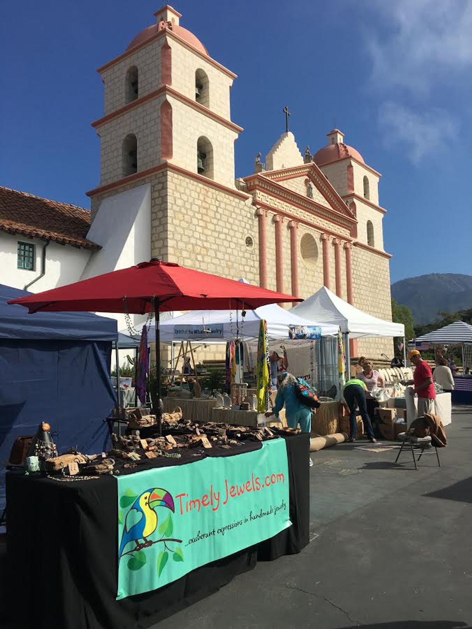 4th of July Art Show The Old Mission Santa Barbara Downtown Santa