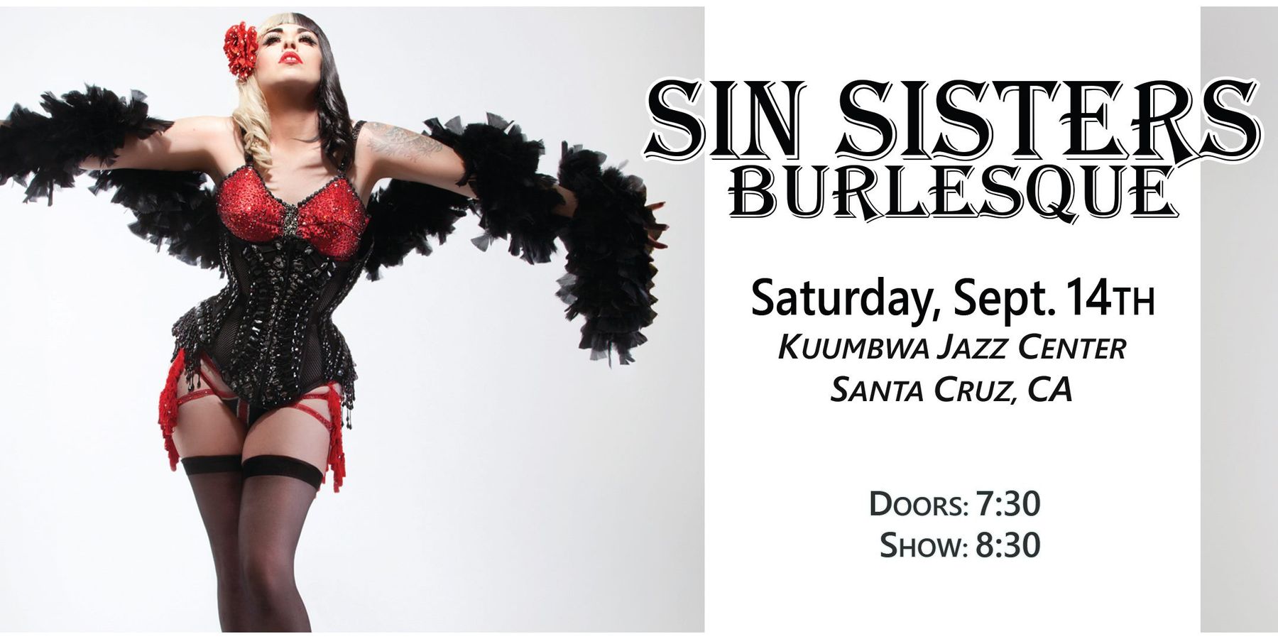 Sin Sisters Burlesque Downtown Santa Cruz CA