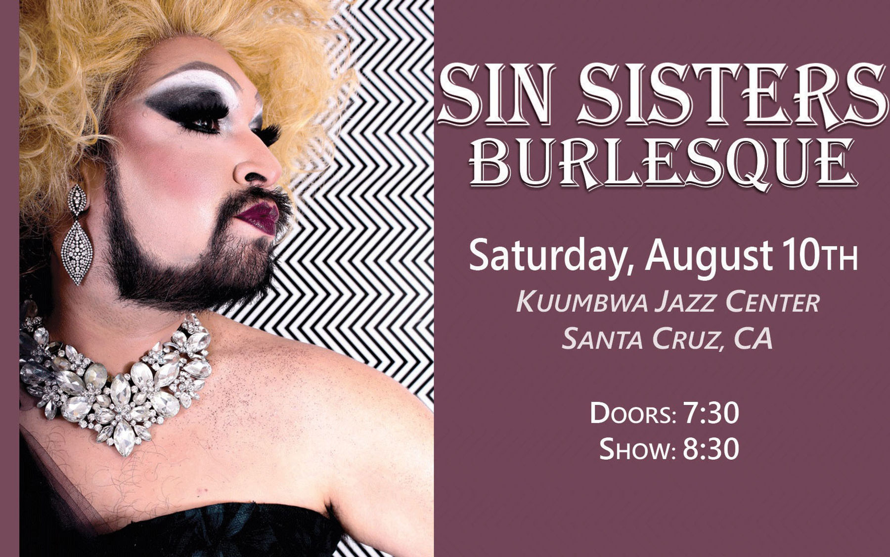 Sin Sisters Burlesque Downtown Santa Cruz CA