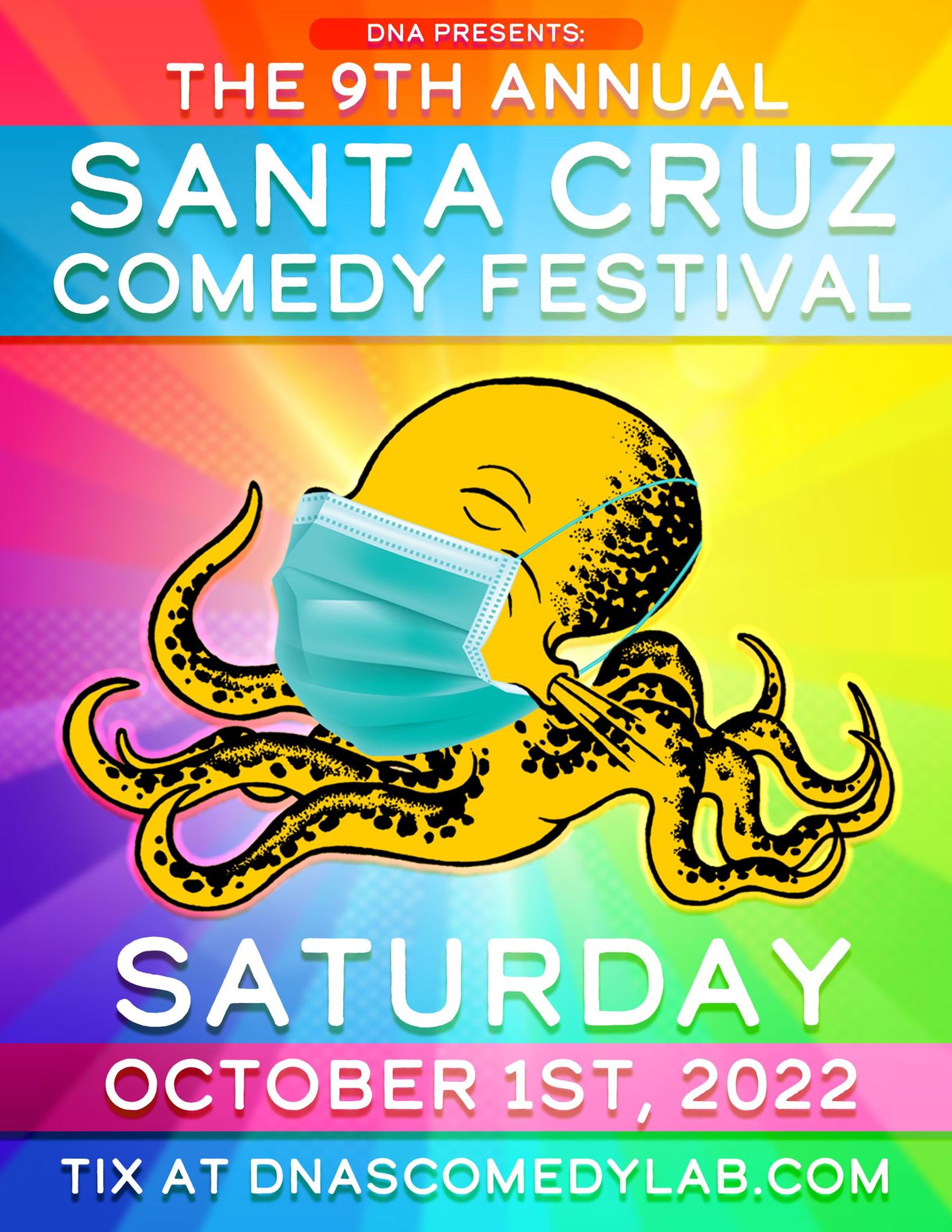 9th Annual Santa Cruz Comedy Festival afternoon Downtown Santa