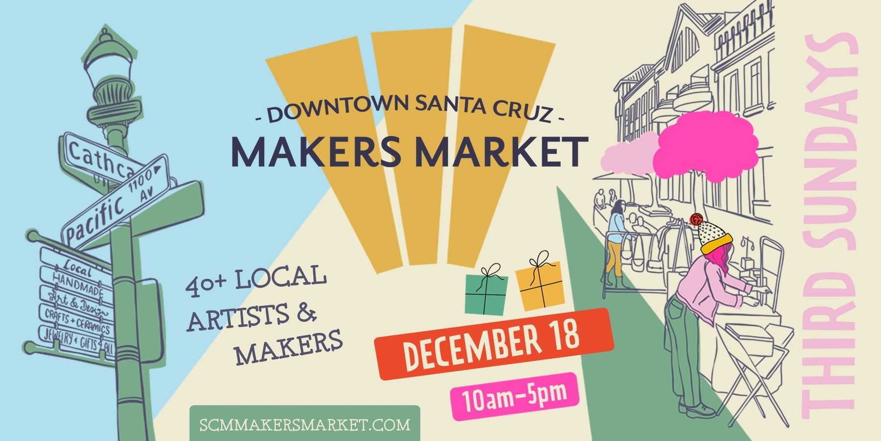 Downtown Santa Cruz Makers Market Downtown Santa Cruz, CA