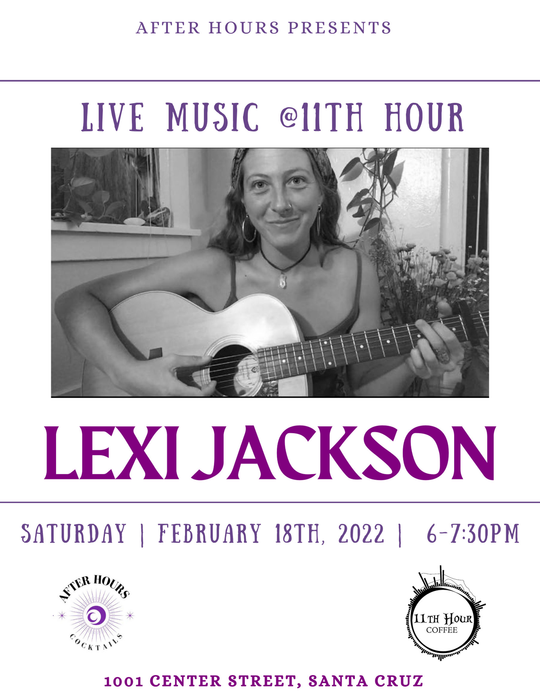 Live Music 11th Hour Ft. Lexi Jackson Sat Feb 18th 6 7 30PM