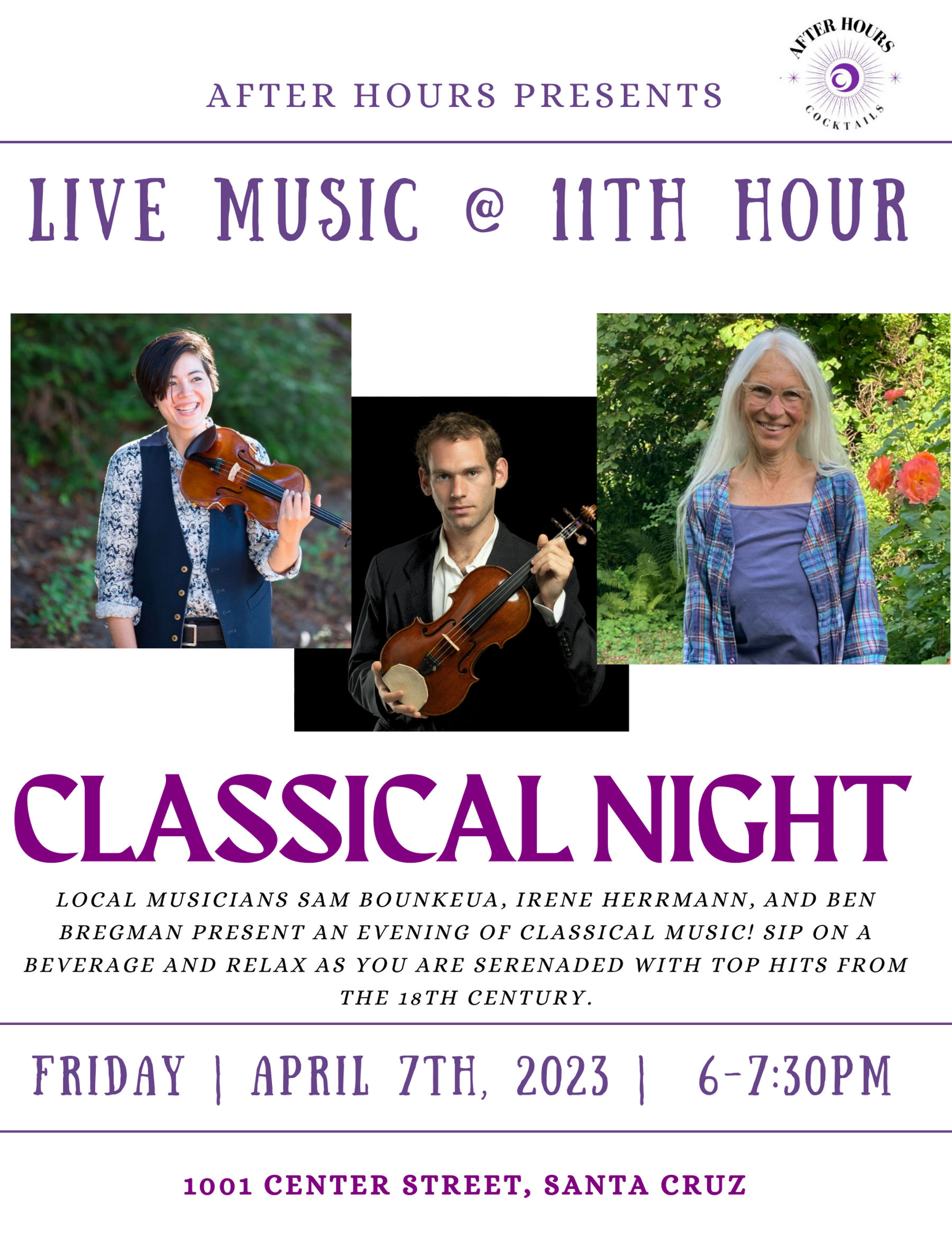 After Hours Presents Classical Night 11th Hour Coffee Friday