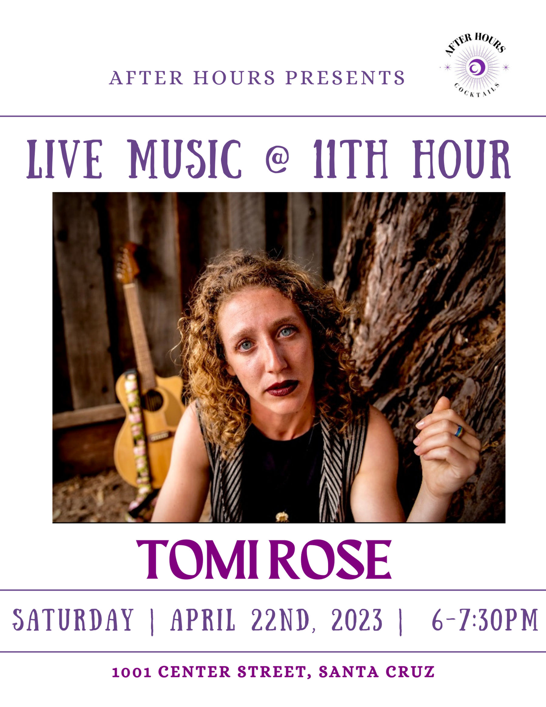 After Hours Presents Tomi Rose LIVE 11th Hour SAT 4 22 FREE