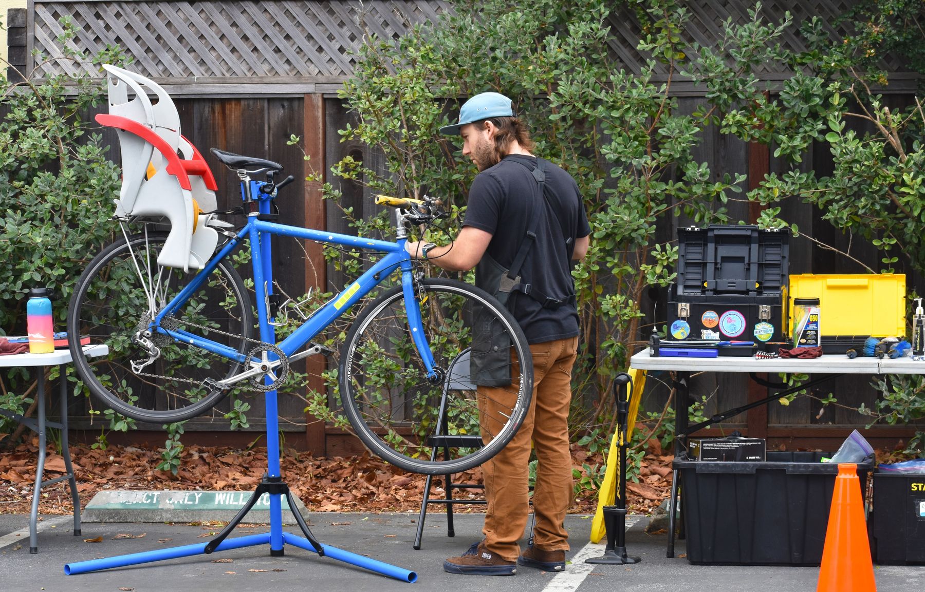 Free Bike Repair Clinic Downtown Santa Cruz CA