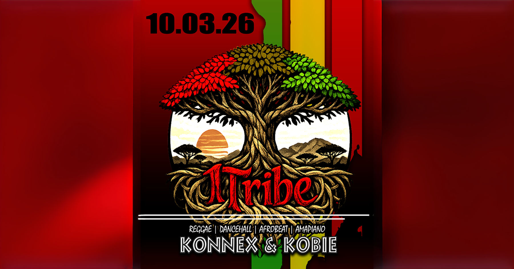 1TRIBE: Reggae • Dancehall • Afrobeats • Amapiano with Konnex & Kobie