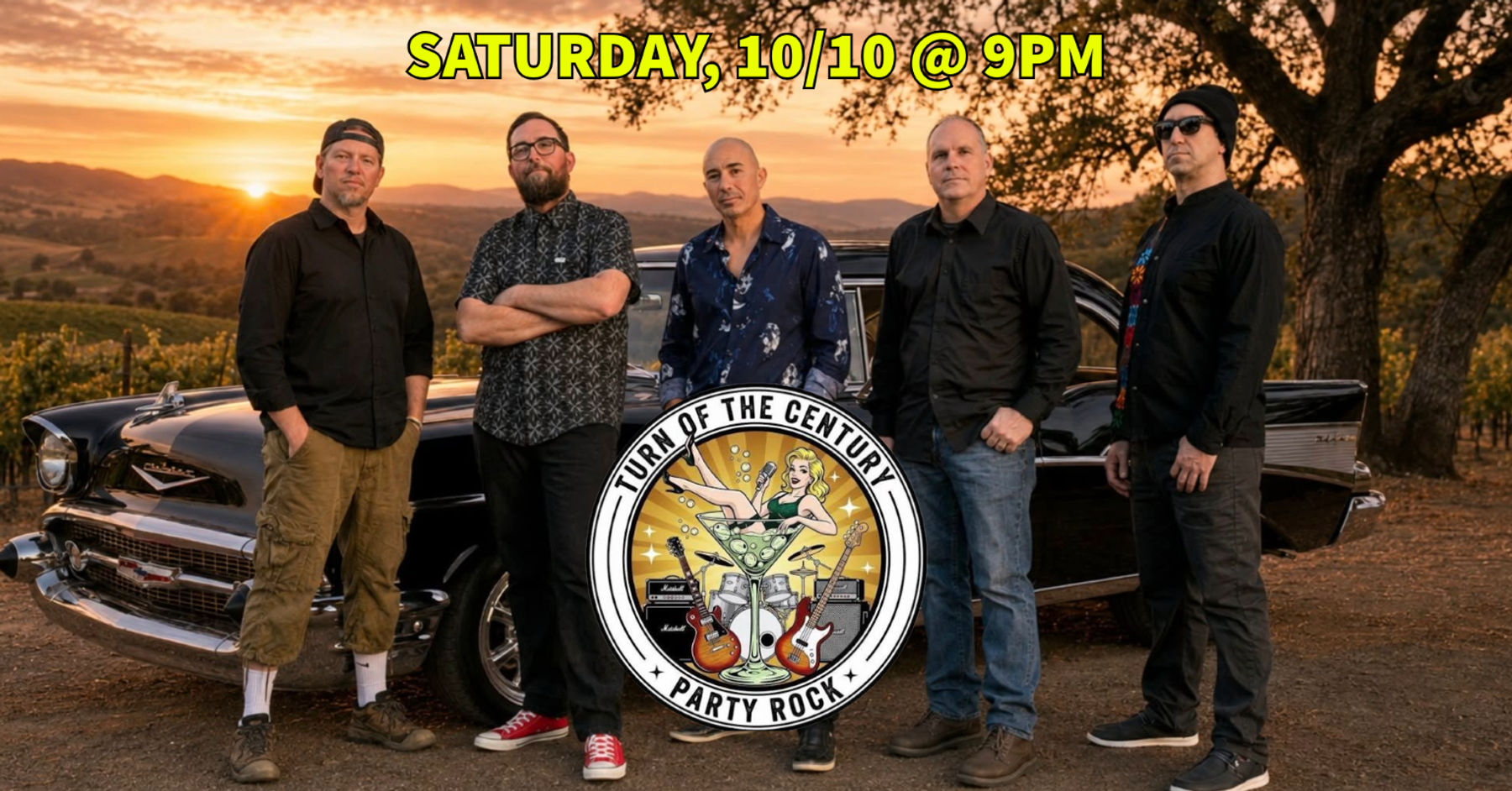 Turn of the Century – High Energy Party Rock in Downtown Santa Rosa