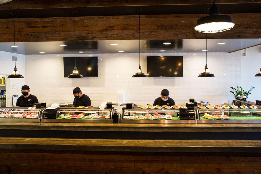 Sushi chefs hard at work at Vista’s Mikko Sushi. Courtesy photo.