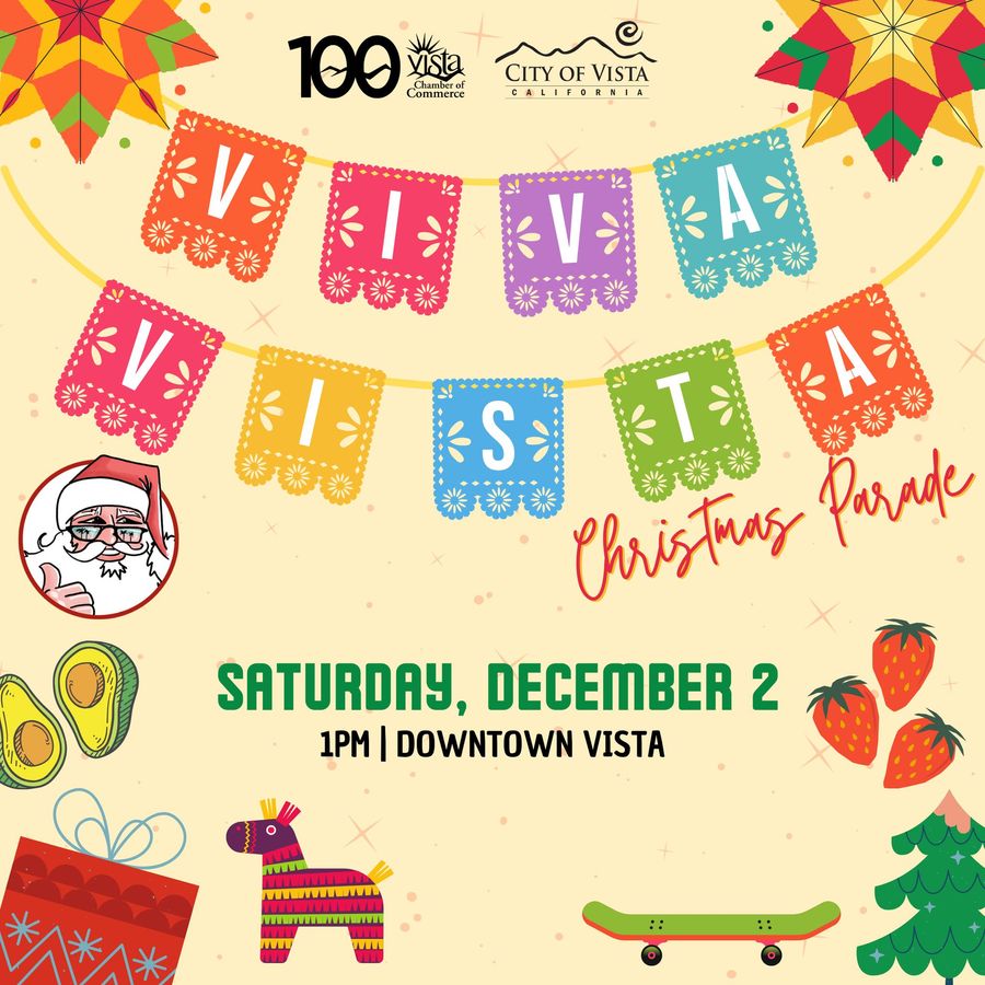 Viva Vista Christmas Parade Downtown Vista, CA
