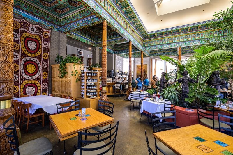Interior of Boulder Dushanbe Teahouse