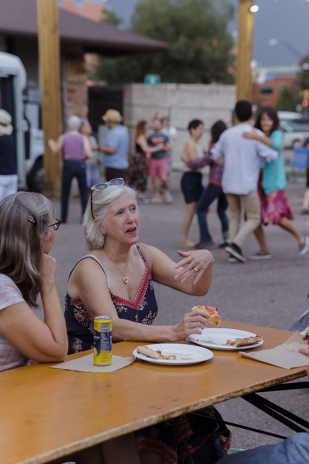 Picture of Dancing in the Street- Eating pizza