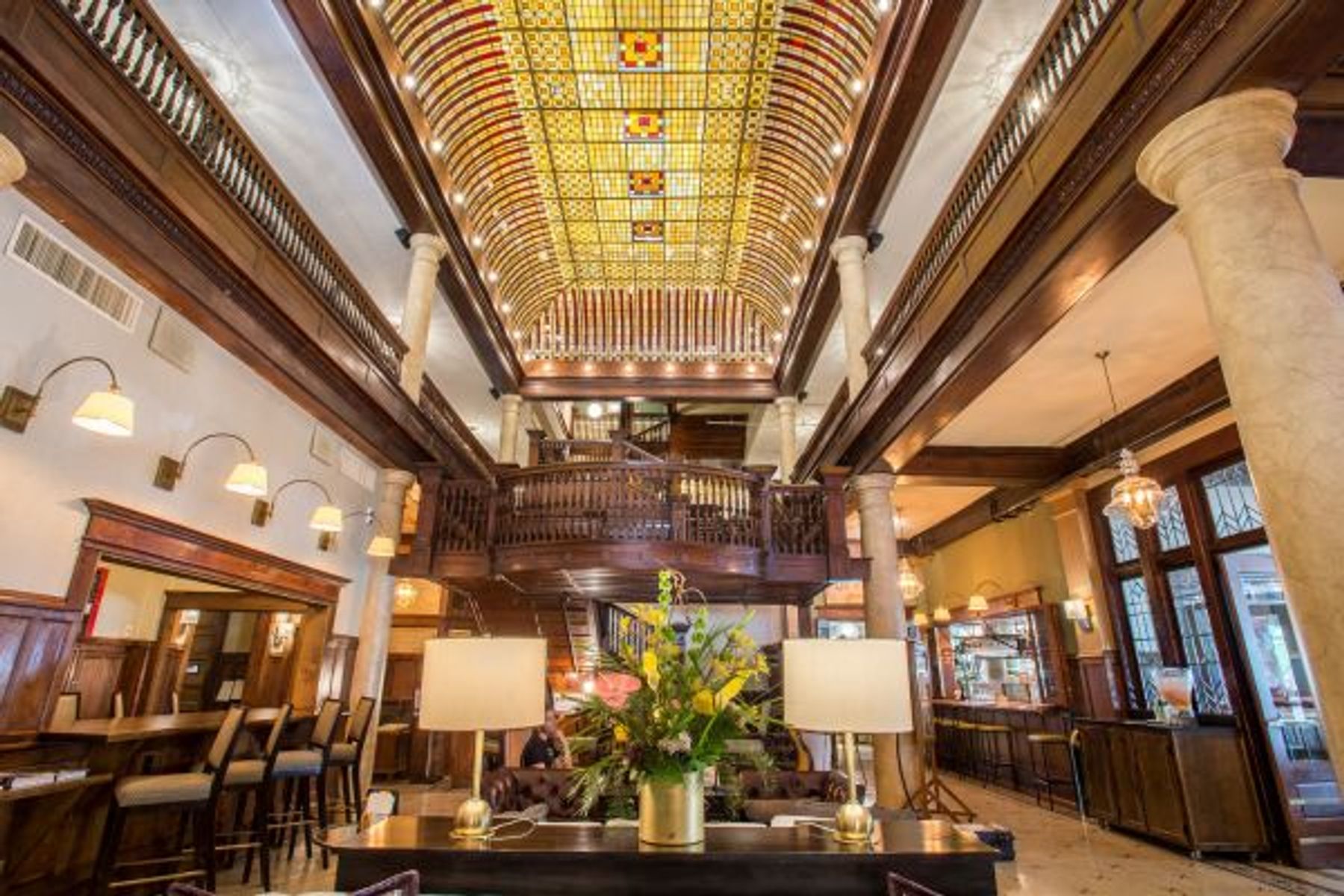 Hotel Boulderado interior and mezzanine