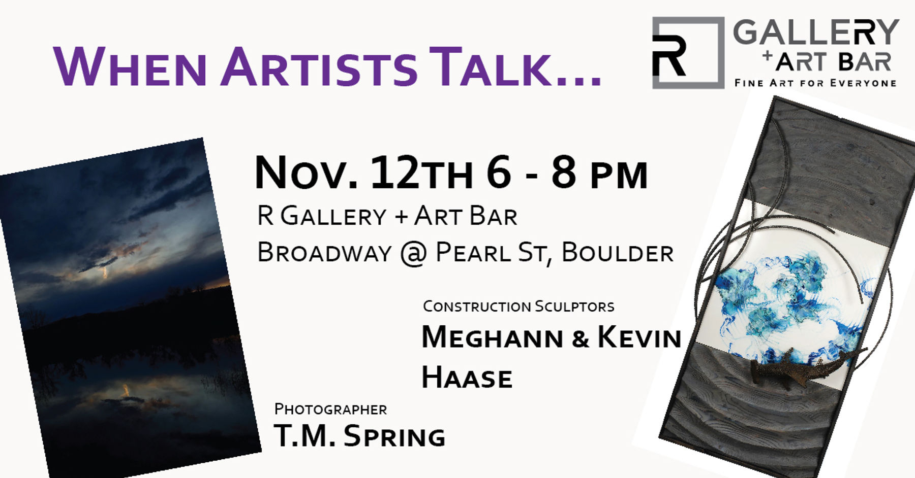 When Artists Talk… T.M. Spring / Meghann & Kevin Haase