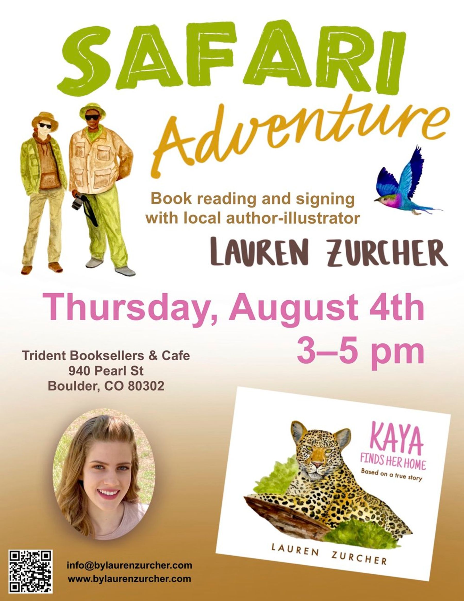 Book Reading: Safari Adventure by Lauren Zurcher