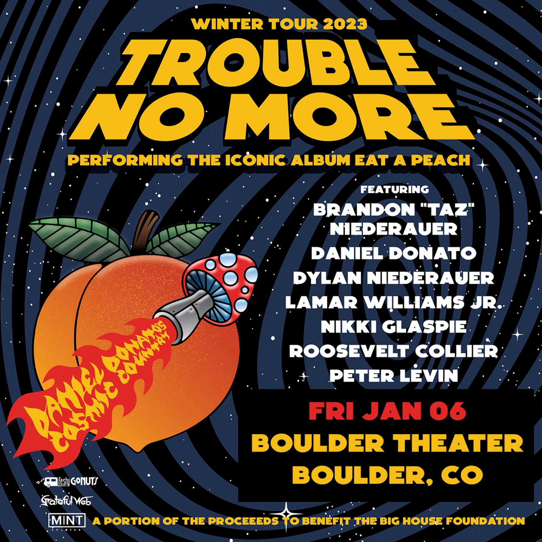 Trouble No More with special guest Daniel Donato’s Cosmic Country