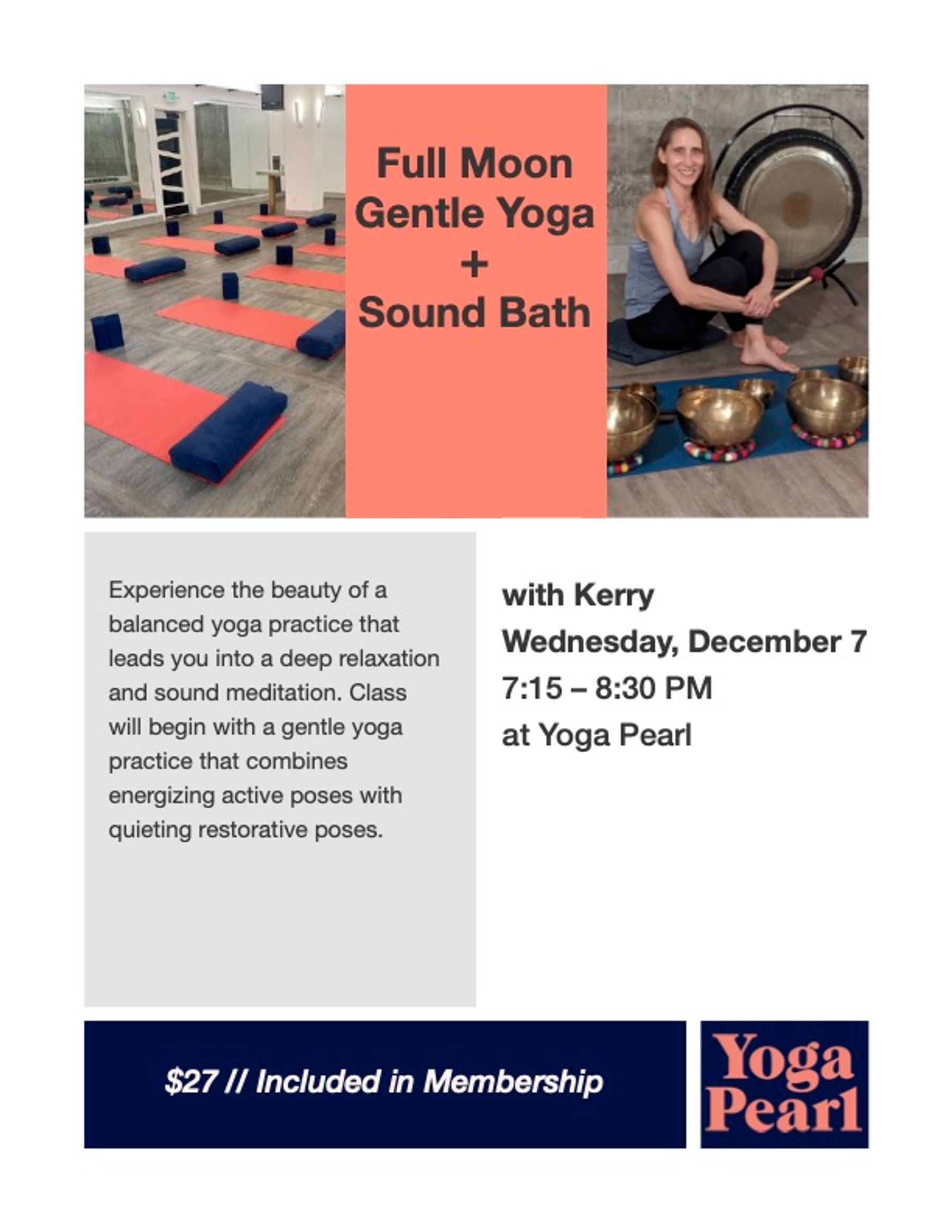 Full Moon Gentle Yoga + Sound Bath