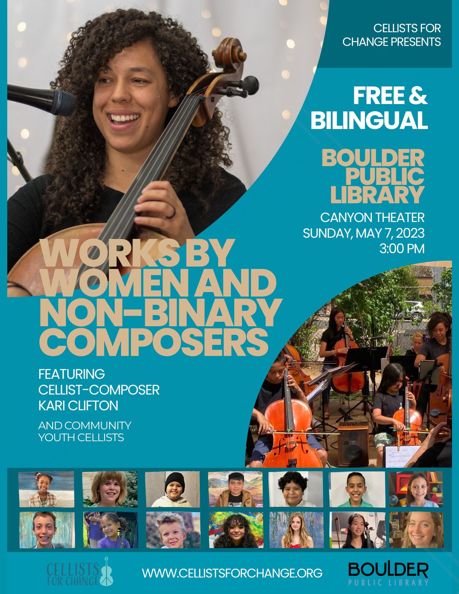 Cello Works by Women and Non-Binary Composers