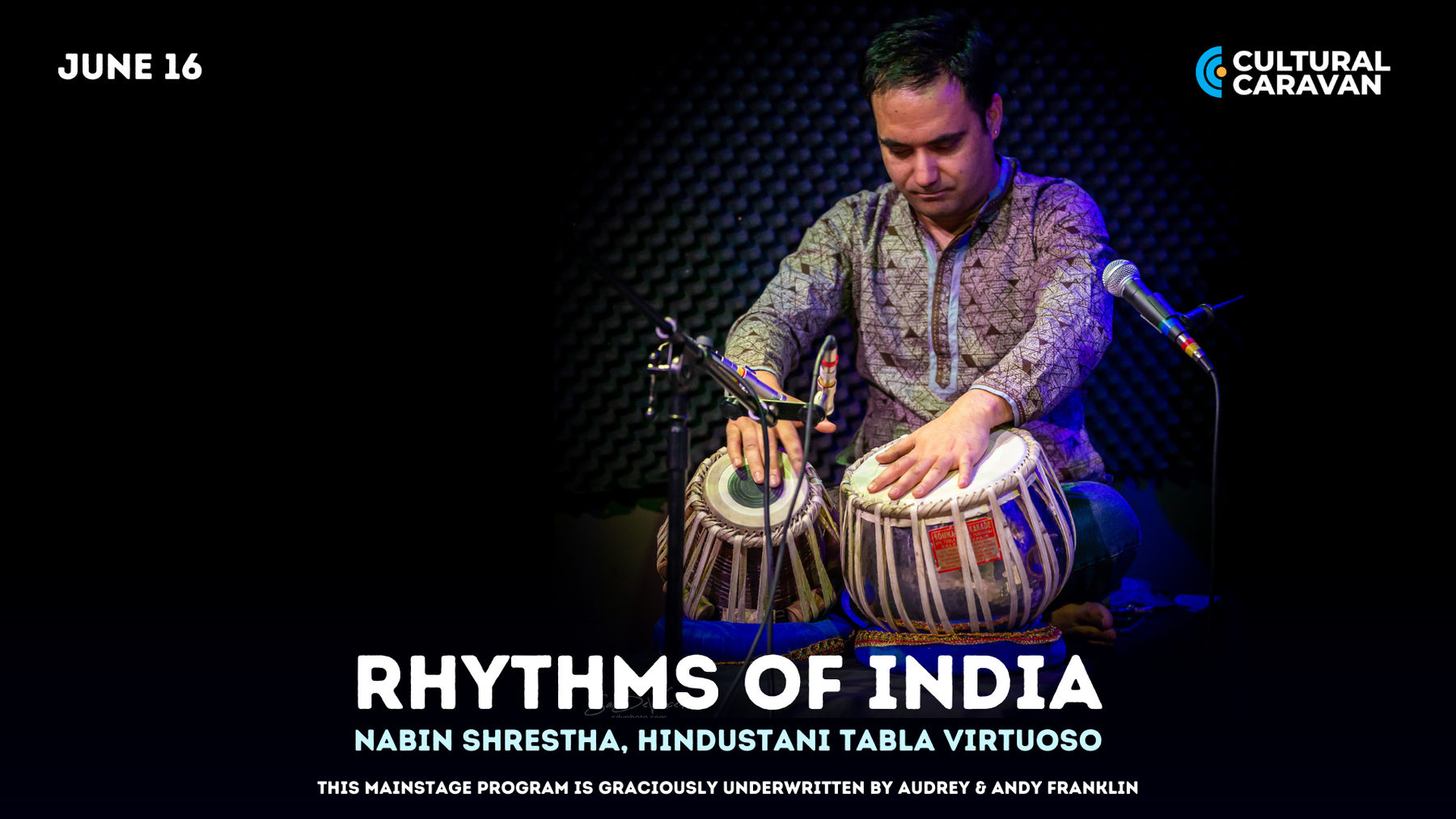 Rhythms of India with Nabin Shrestha, tabla virtuoso