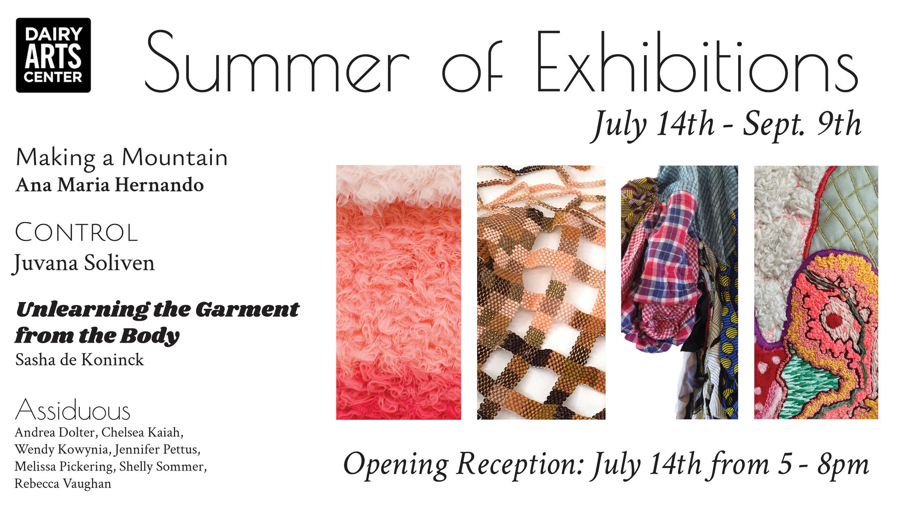 Summer Exhibition: Artist Talk & Opening Reception