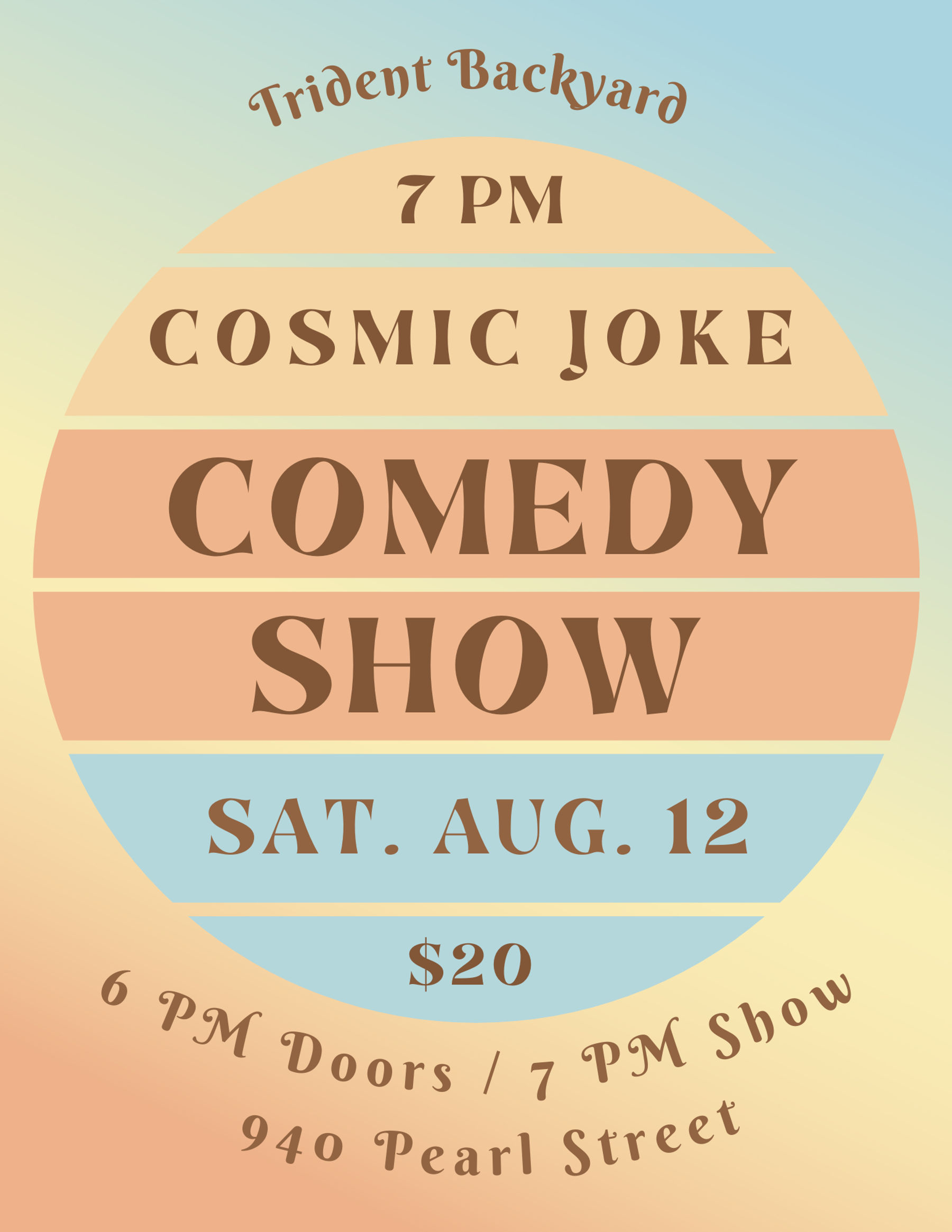 Cosmic Joke: A Comedy Show!