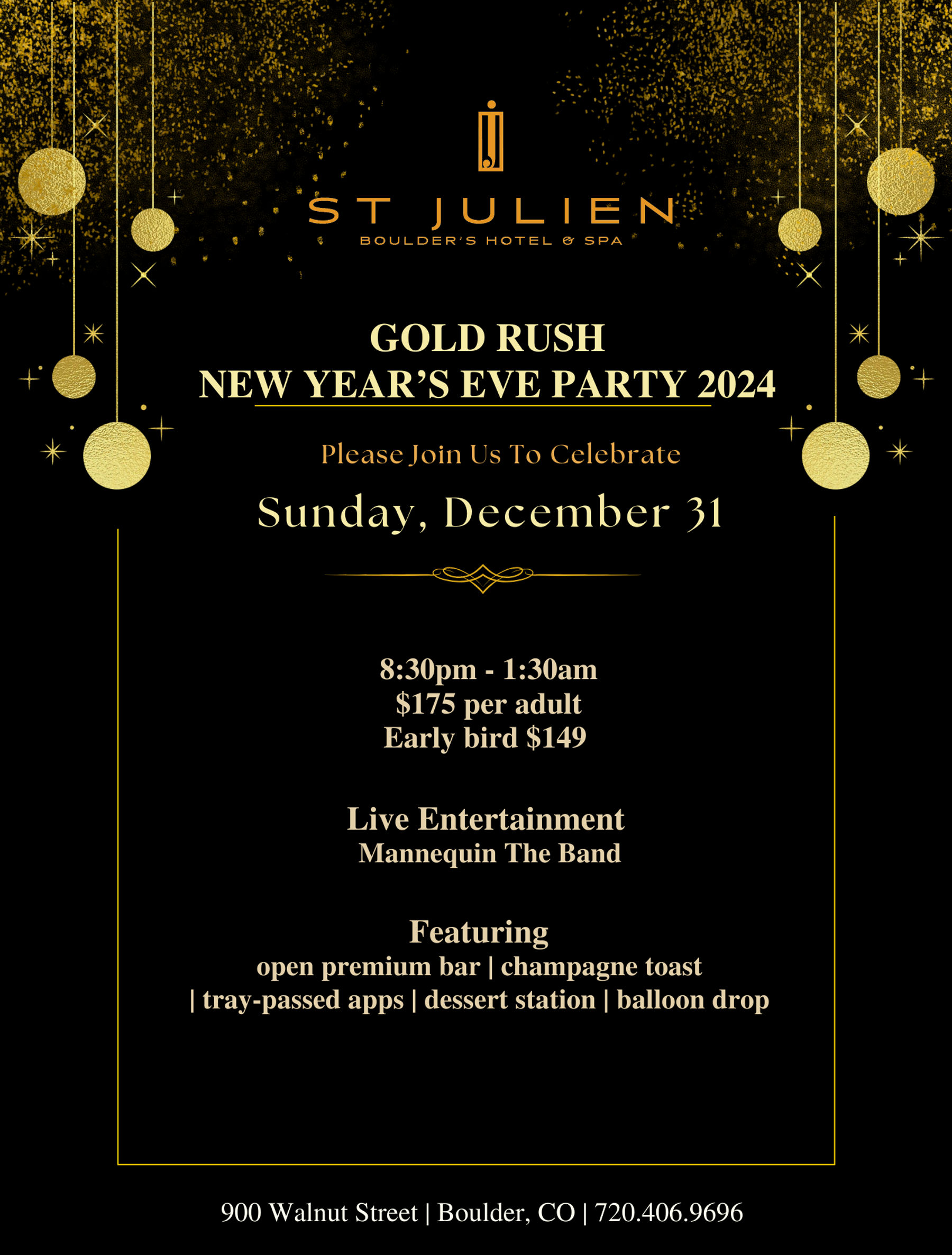 New Year's Party at St Julien