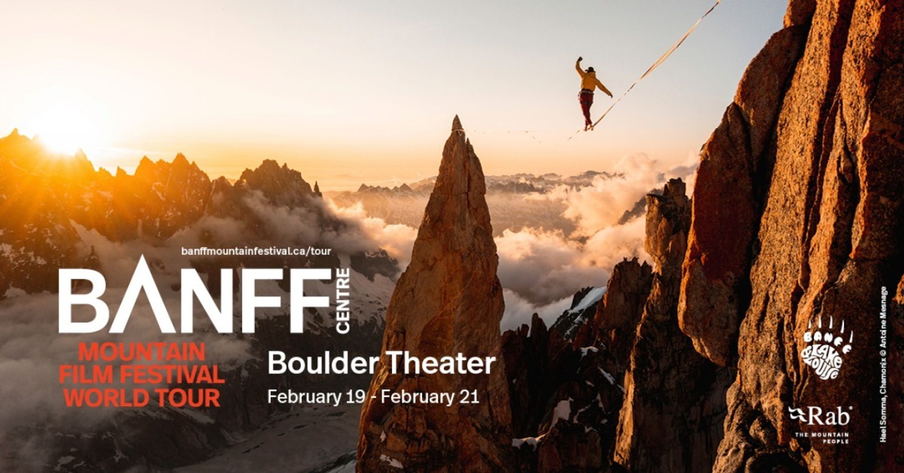 Banff Centre Mountain Film Festival World Tour (3 Nights!)