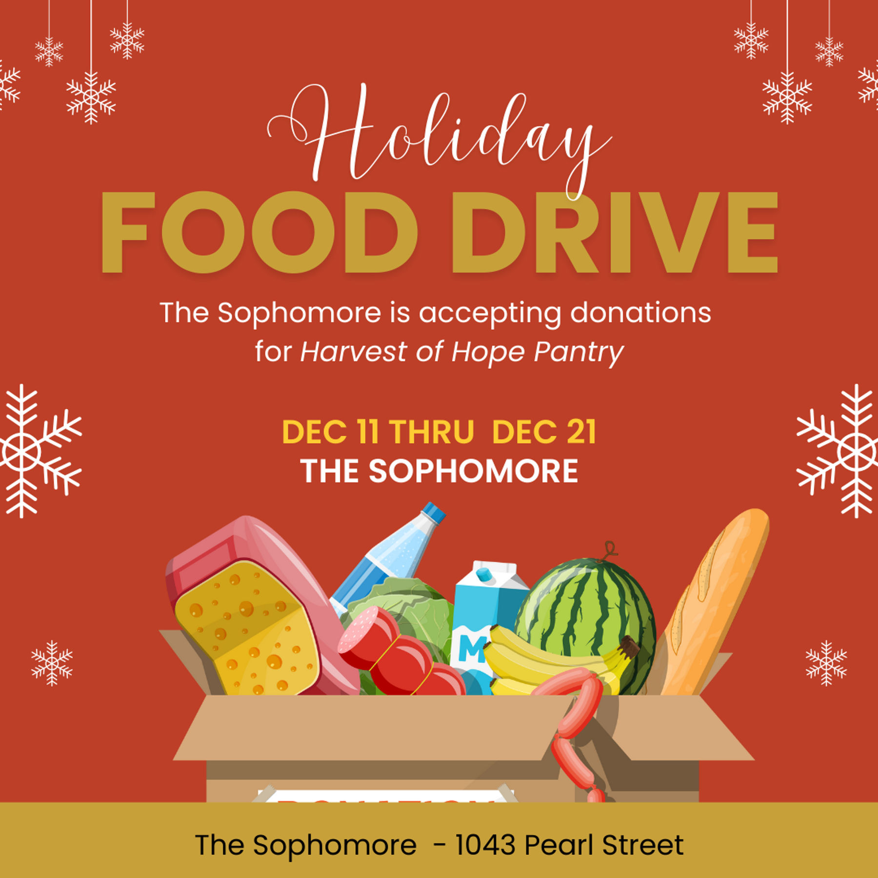 Holiday Food Drive