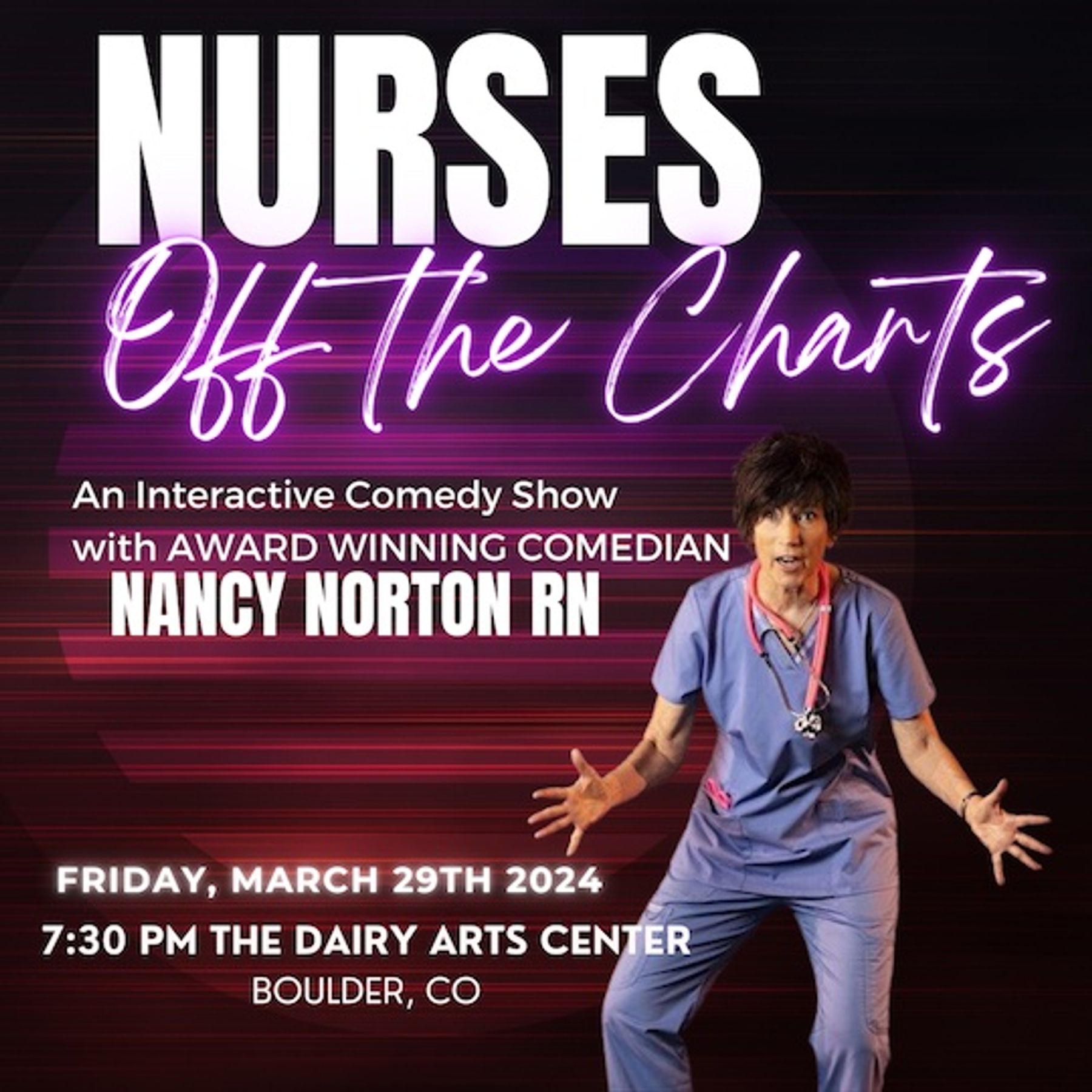 Nurses Off the Charts: A Special Evening with Nancy Nortonn, RN