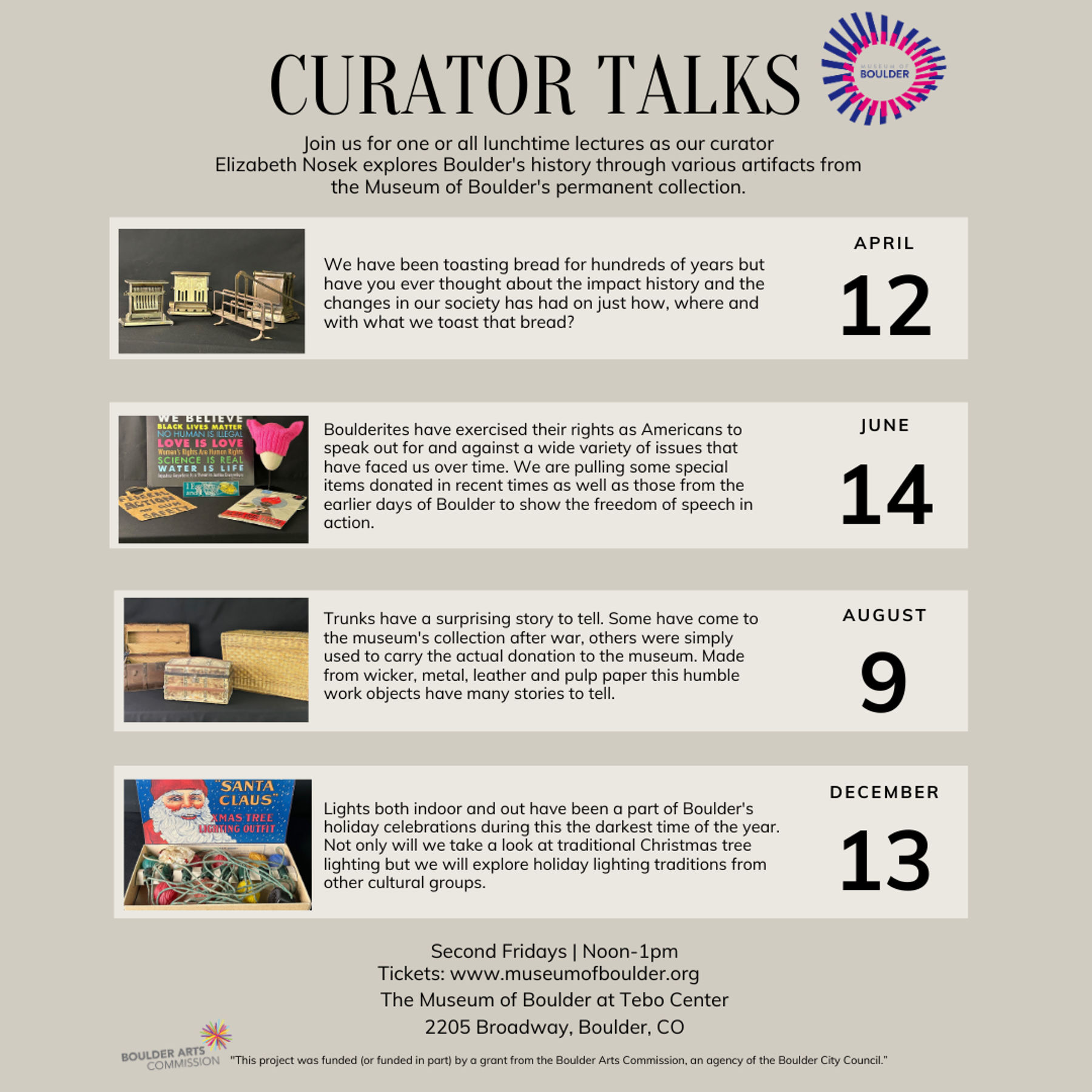 Curator Talks at the Museum of Boulder