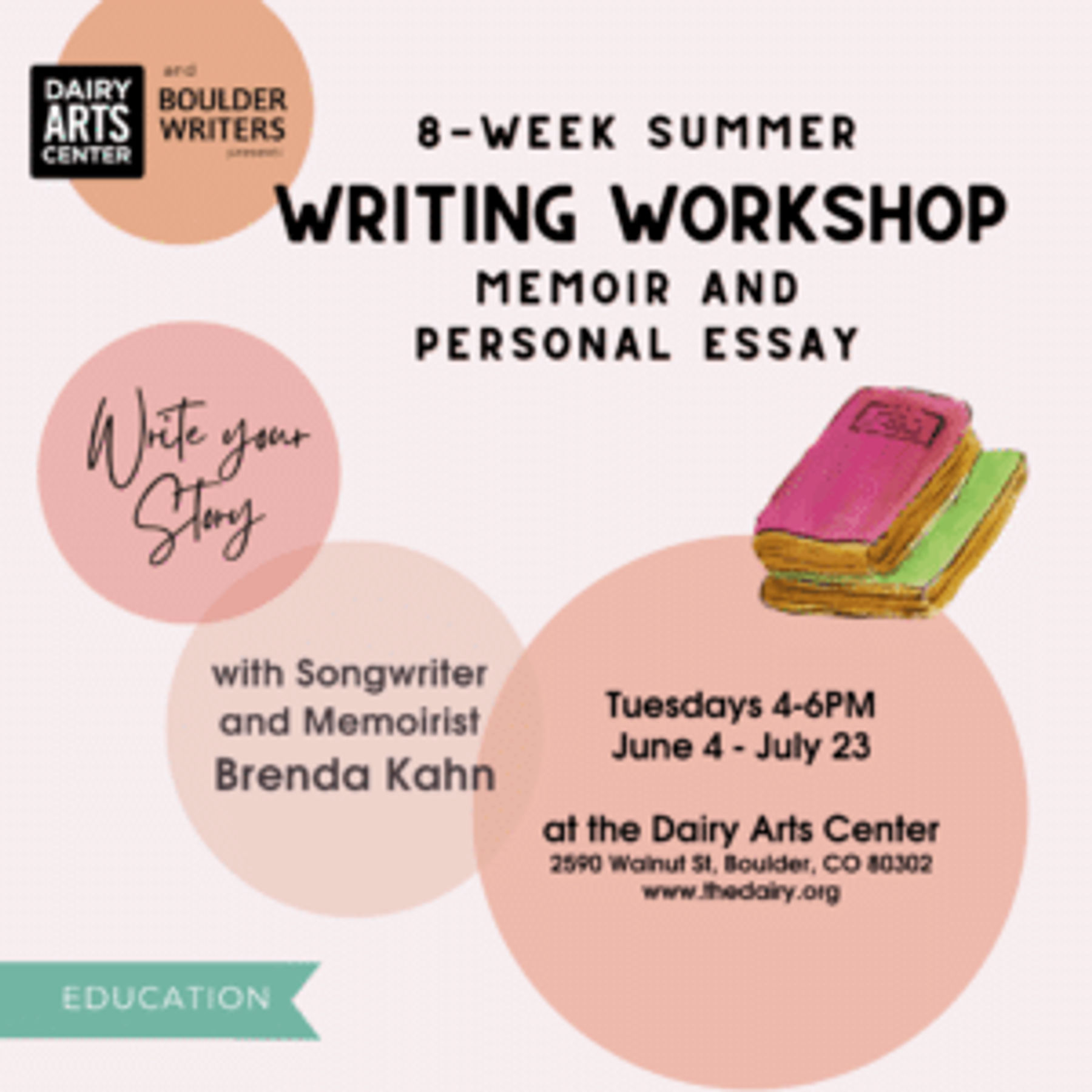 8-Week Memoir Writing Workshop