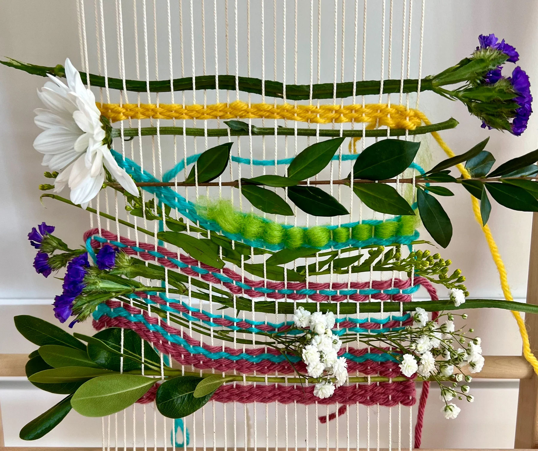 Floral and Fiber Weaving