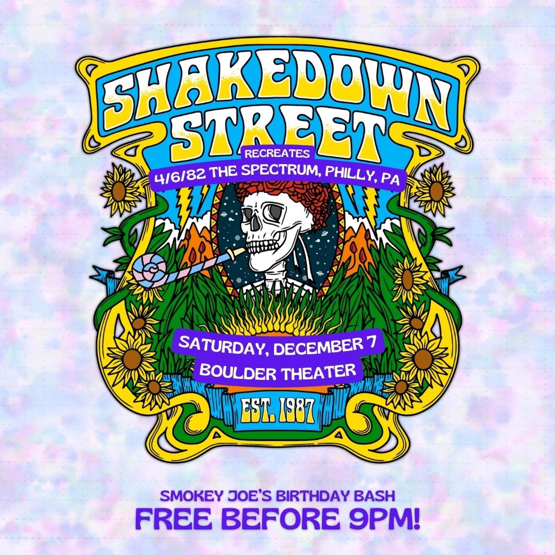 Shakedown Street recreates 4/6/82 The Spectrum, Philly, PA"