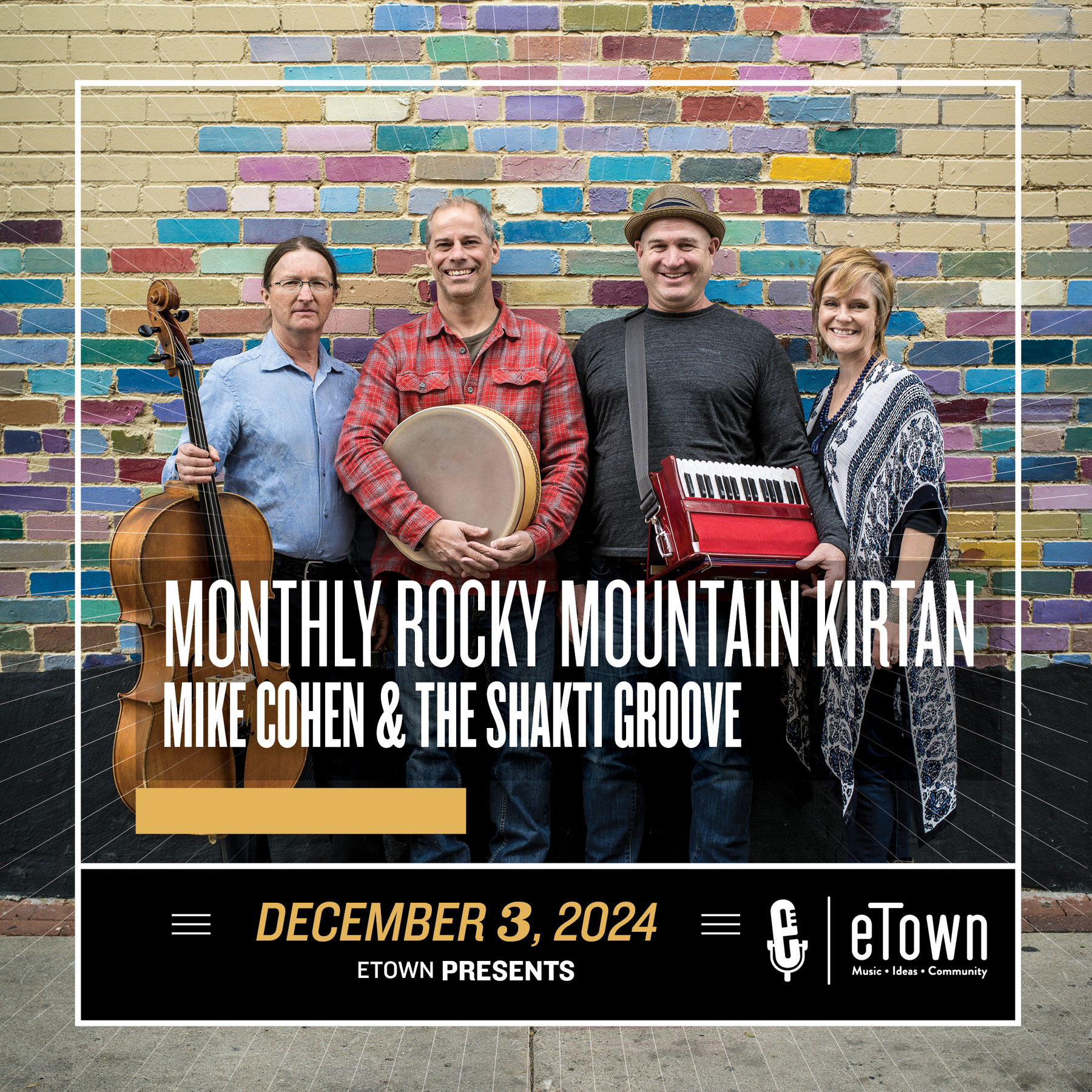 Monthly Rocky Mountain Kirtan with Mike Cohen & The Shakti Groove