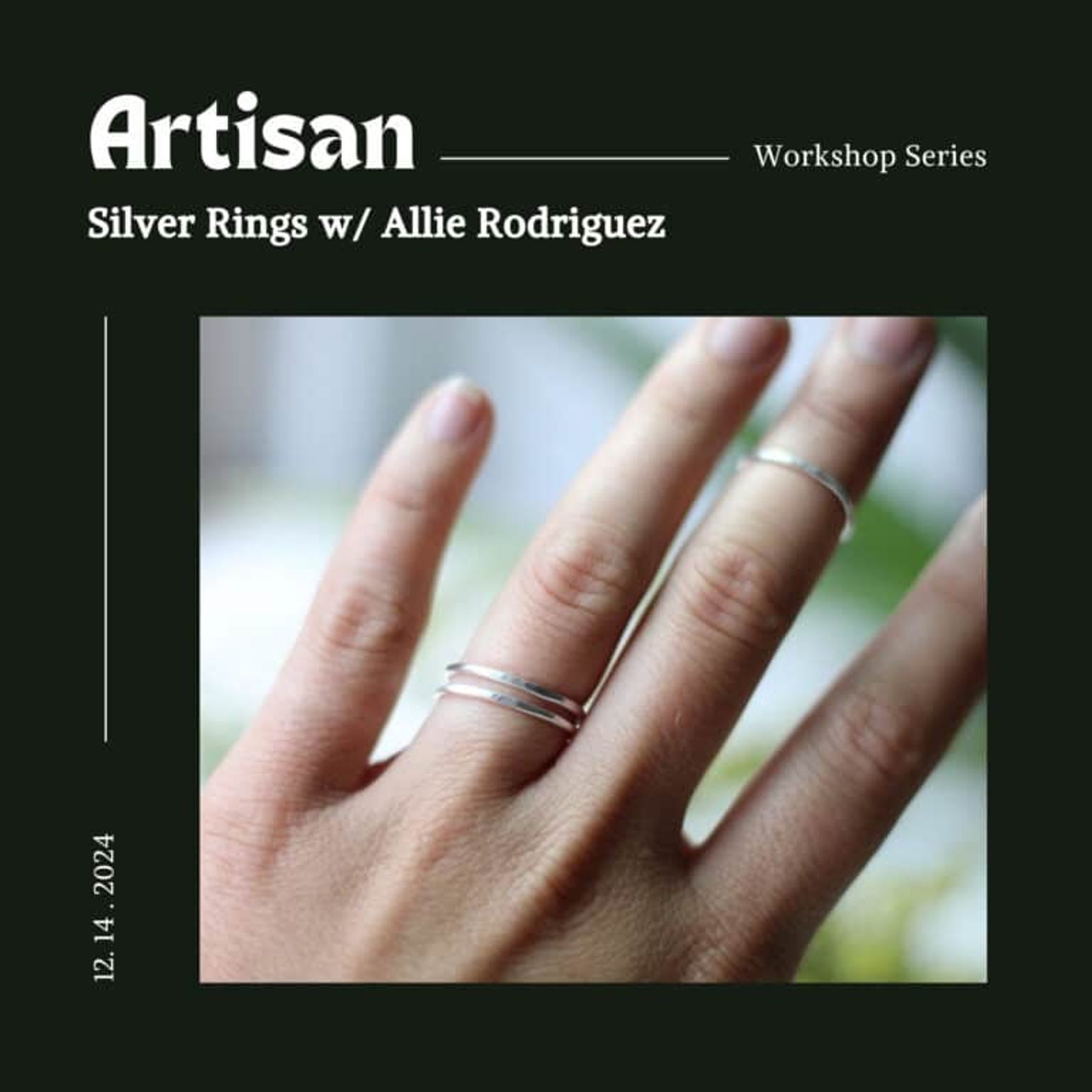 Silver Stacking Ring Workshop with Allie Rodriguez