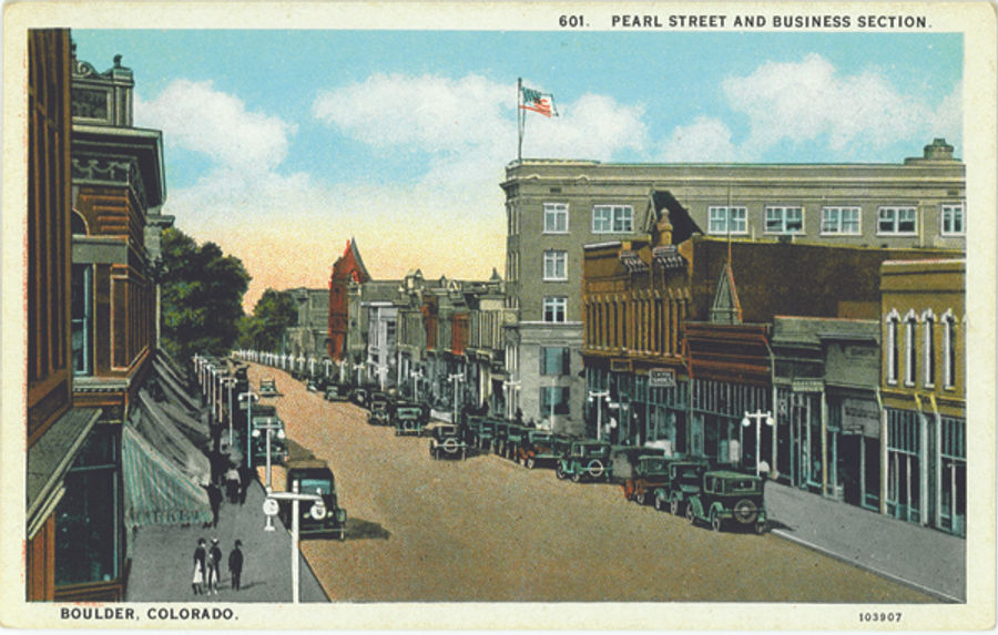drawing of pearl street mall