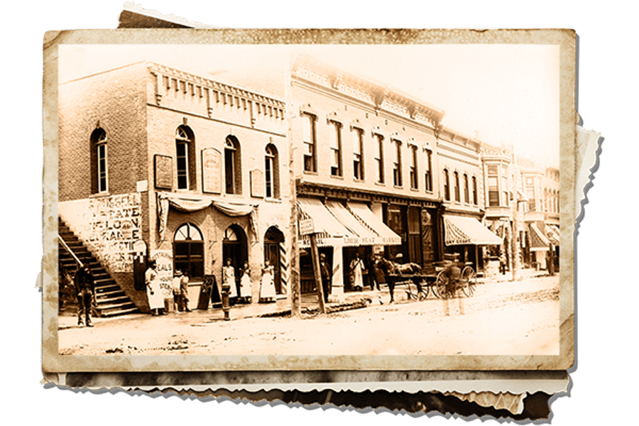 Old photograph of pearl street
