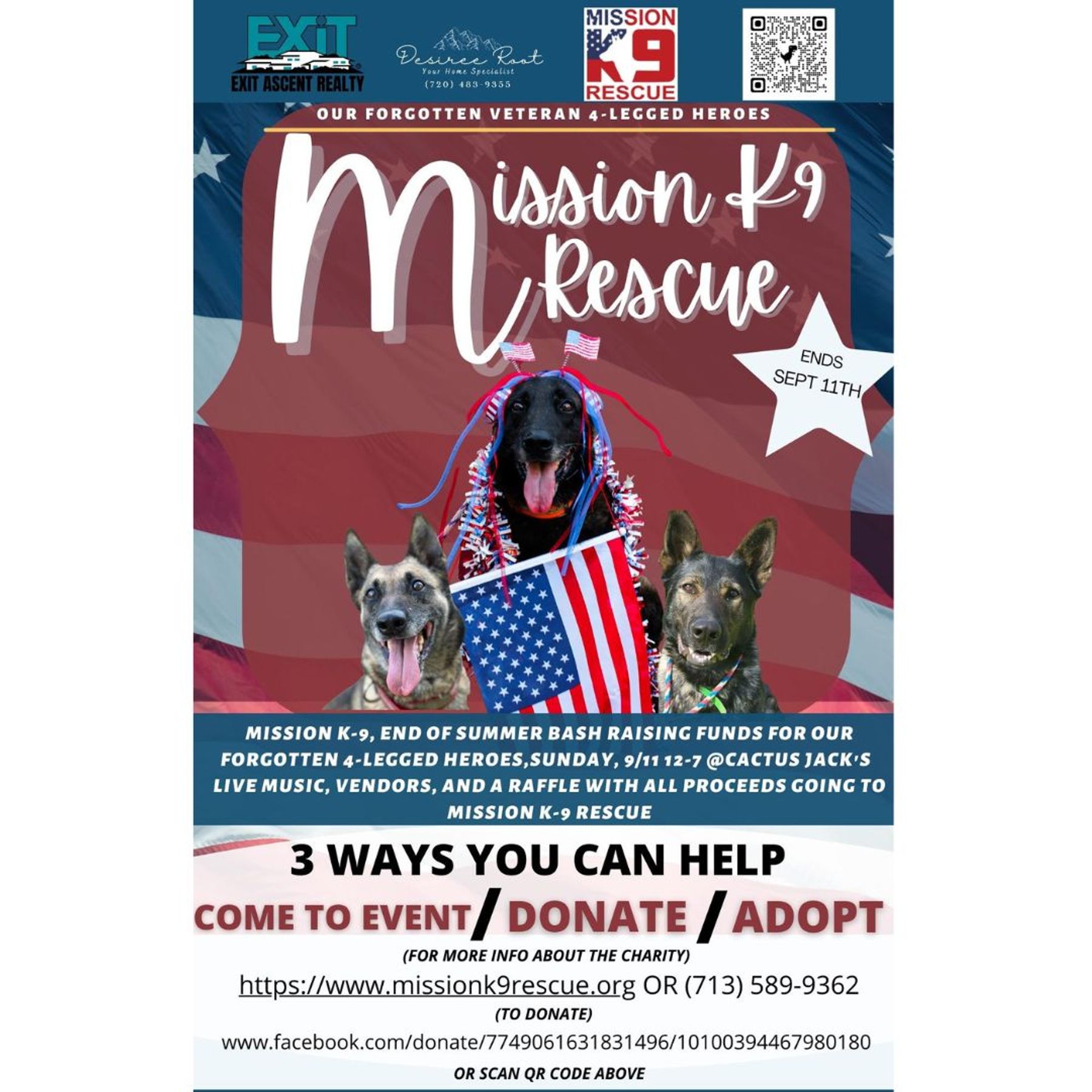 Mission K 9 Rescue Fundraiser Downtown Evergreen Co