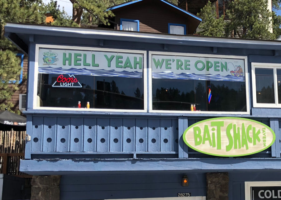 The Bait Shack Bar and Restaurant in Downtown Evergreen, CO