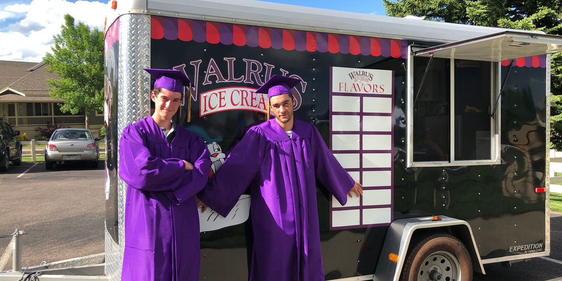 College Grads in their purple robes