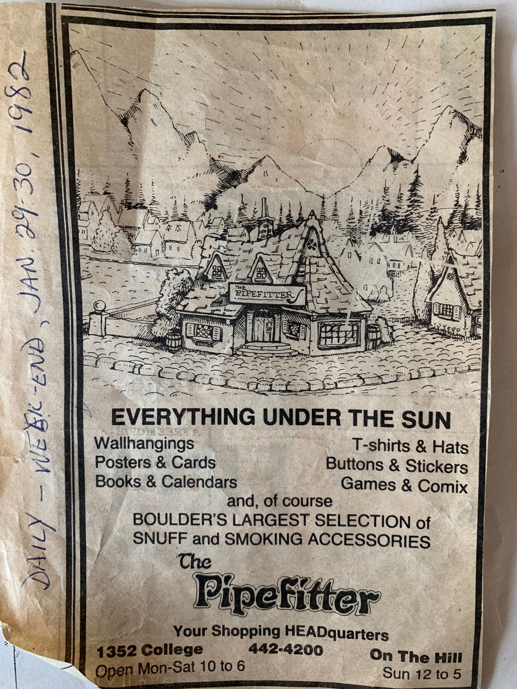 A poster from The Fitter's 35 year anniversary.