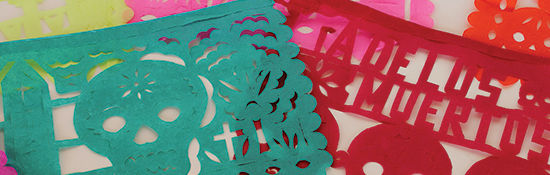 papel picado or paper banners