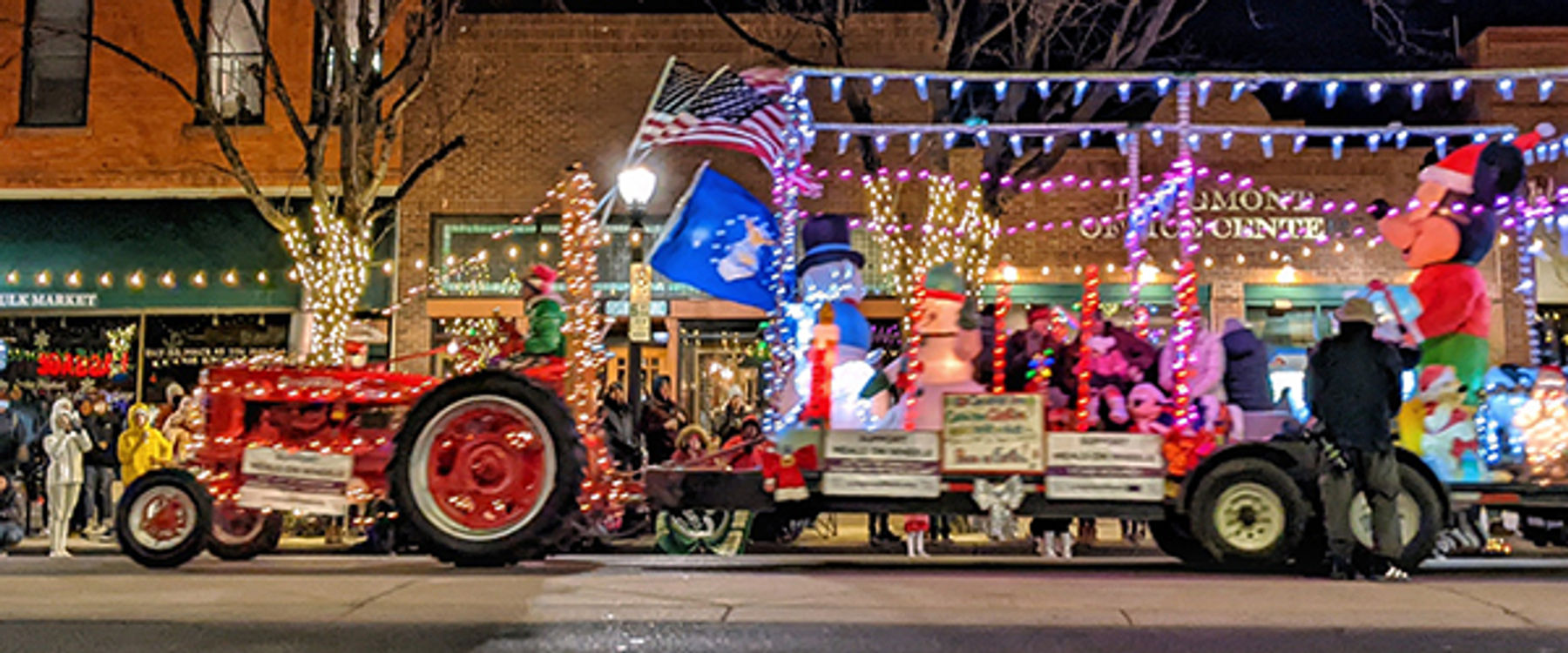 Longmont Lights Parade & Double Winter Passport Stickers