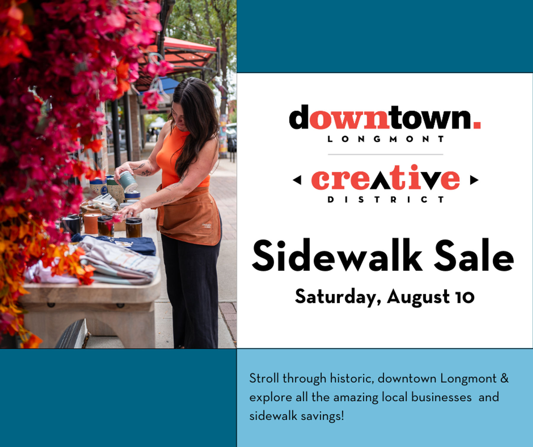 Sidewalk Sales Throughout Downtown Longmont