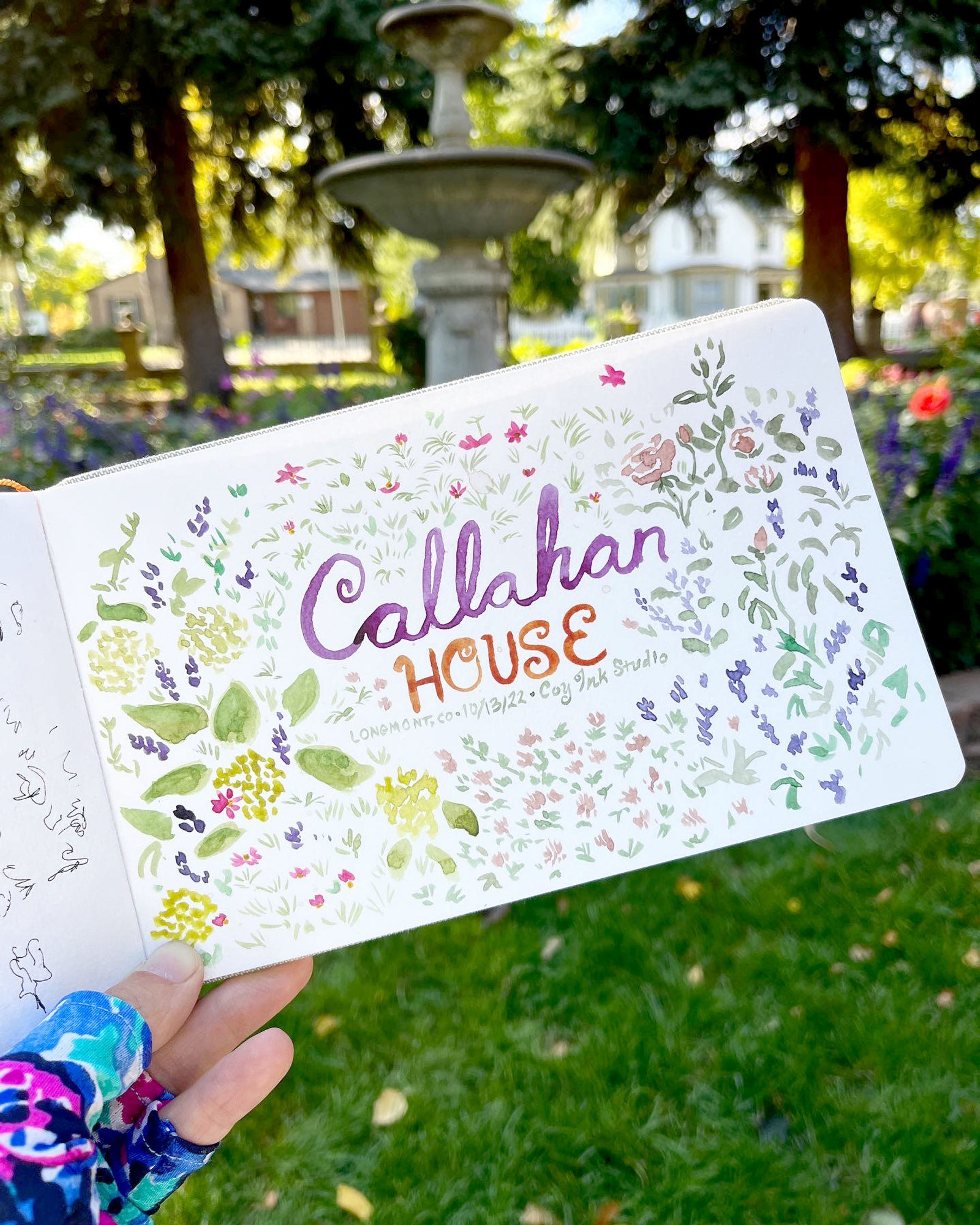 Callahan House Garden Tea Party: Paint & Sip | Downtown Longmont, CO