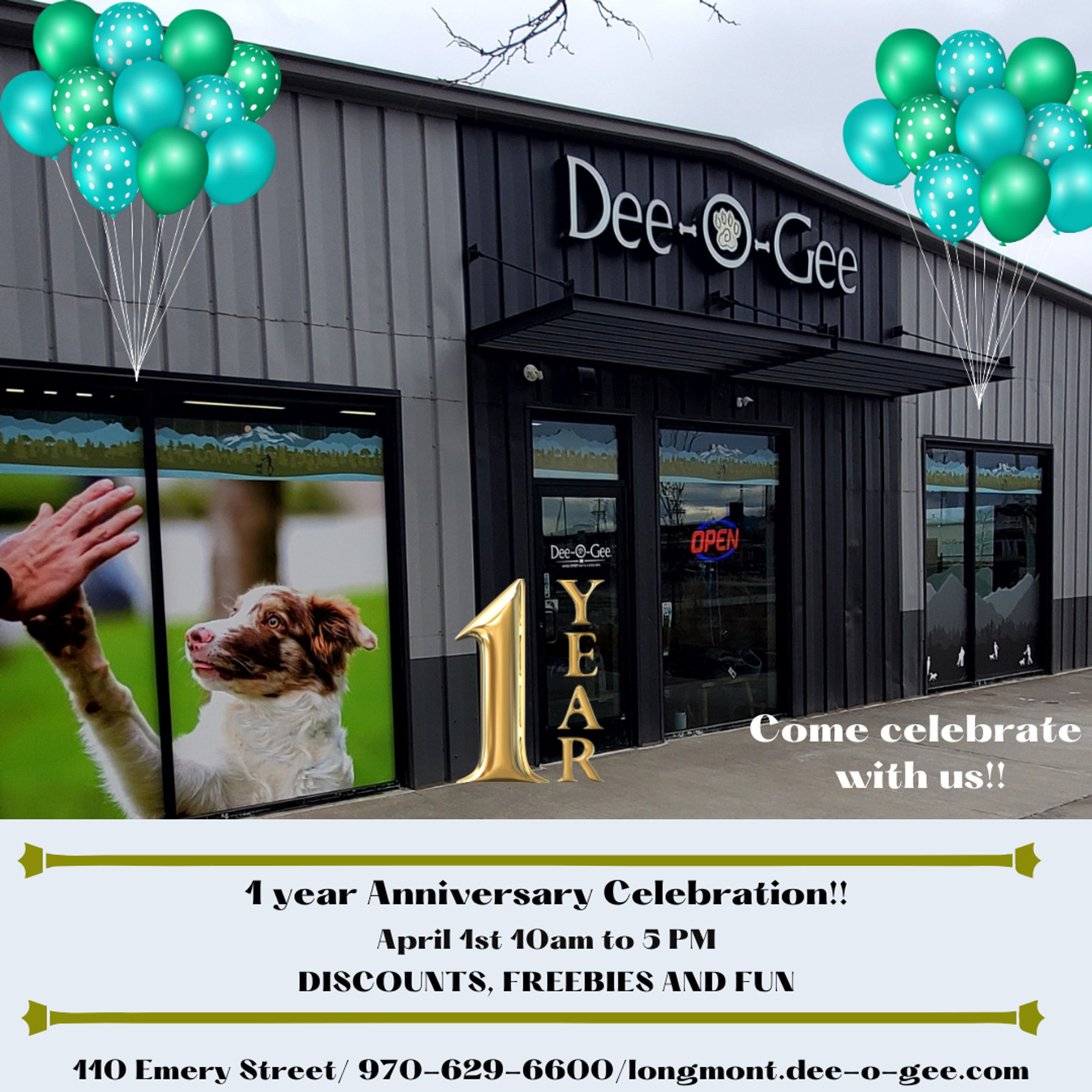 Dee-O-Gee is turning ONE!